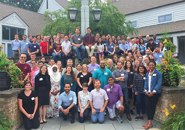 Group photo of attendees at the 2017 Univeristy of Minnesota Medical Scientist Training Program annual retreat.